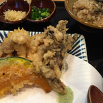 みししっぴ饂飩 - 秋の天ぷら盛り