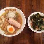 麺屋楽長。 - お得なランチセット