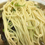 がんこもんラーメン - 麺 中細麺です。