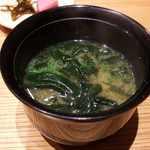 かま田 - 味噌汁