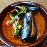 愛知県篠島産ムール貝のマリナーラ