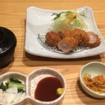 とんかつKYK - へれカツ定食1200円ちょい