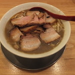 麺や 七彩 - 喜多方肉そば（煮干し）大盛り