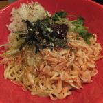 油や - 刻み玉ねぎ＋花山椒＋唐辛子