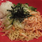 油や - 海老油そば＋刻み玉ねぎ