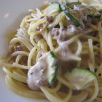 Collinetta - 孔牛挽肉とズッキーニのパルメザンチーズ和え（日替わりパスタ）