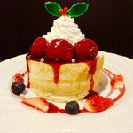 星乃珈琲店 - X'masスフレパンケーキ980円