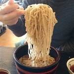 草笛 - もりそば。普通盛でも、すごい量でした