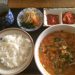 焼肉スマイル寿苑 - テグタンスープ定食