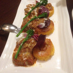 エスターテ ディ サンマルティーノ - 仔牛の煮込みと焼きリゾット