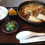 戸田屋 - もち豚汁そばとごはん