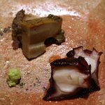 鮨 さいとう - 2015/12えぞあわび、佐島産タコの桜煮