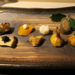 日本料理 みや  - 27年12月　前菜8種