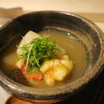 日本料理 みや  - 27年12月　聖護院大根、大原伊勢海老、金目鯛の椀