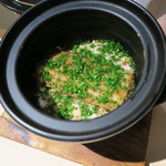 日本料理 みや  - 27年12月　穴子と松葉蟹の炊込み御飯