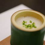 精進料理 醍醐 - 竹筒入りの豆腐（とうふ）