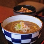 くくる - カレーそばとミニ唐揚げ丼