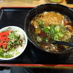 肉ちゃんうどん - 肉うどんミニ肉めし定食850円（税込）