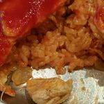 蜂の子 - パカッと断面