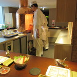 銀座 串かつ凡 - 店内揚場