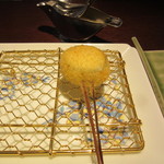 銀座 串かつ凡 - 魚介のスペシャル（チーズ・海老その他）◎