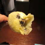 銀座 串かつ凡 - アイスクリームの串揚げ　断面