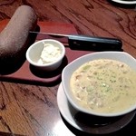 Outback Steak House - コンビネーションのスープ（クラムチャウダー）