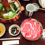 ざくろ - 国産牛のしゃぶしゃぶセット