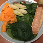 川田屋 - 元祖豆乳紙鍋の野菜とつくね