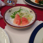 プードル - セットのサラダ