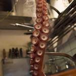 Galician style tender octopus