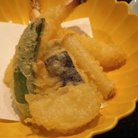 稲荷町髙はし - 天麩羅の揚がり