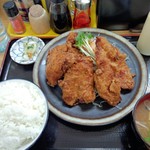 インター食堂 - 2015.12　からあげ定食