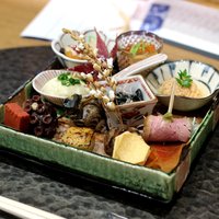 魯忍 - 前菜：なます、金時、蛸、鴨、田楽、ばい貝、
