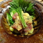 鮨げん家 - マグロとキウイのヌタ和え