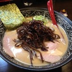 ひげ坊主 - H.27.12.13.昼 みそとんこつらぁめん+TPきくらげ 750円+50円