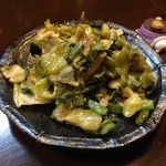 ひげ坊主 - H.27.12.13.昼 からし高菜ザーサイ 400円