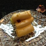和食と地酒の店 うり坊 - H.27.12.12.夜 白葱の甘酢漬け