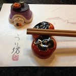 和食と地酒の店 うり坊 - H.27.12.12.夜 柿の箸置き