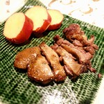 和庵 - 真鴨コースもも肉ステーキ