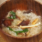 柳家 - Ｈ27年10月　松茸の雑炊