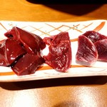 和庵 - 真鴨コースハツ、砂ずり、肝