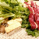 和庵 - 真鴨コース鍋素材