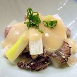 小樽・蕎麦屋・籔半 - 藪半 「しゃこヌタ」