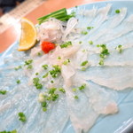 おかもと鮮魚店  - ふぐ刺し