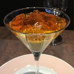 ル ボークープ - 金美人参のムース コンソメのジュレ雲丹のせ