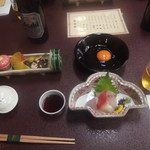 料亭 金鍋 - 先付け、お造りなど