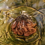 徳山鮓 - 最初に出て来るのは鹿の胡麻和え