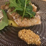 甘鯛の焼き物（タスマニアマスタード添え）