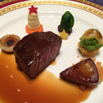 ホテル花水木 - 特選黒毛和牛ヒレ肉とフォアグラのソテー　ポテトのツリー仕立てと野菜のファンタジー